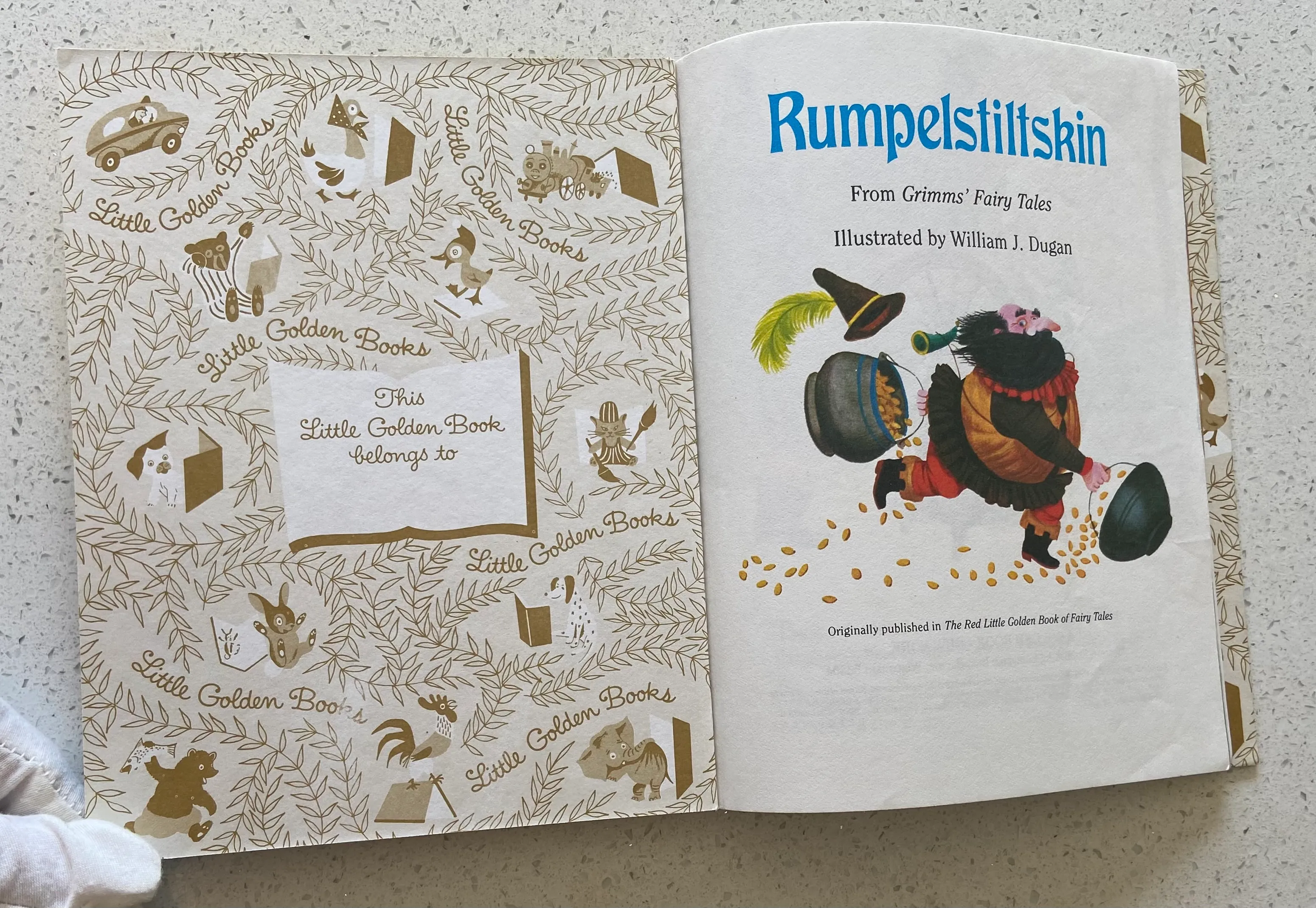 Rumpelstiltskin: A little Golden Book - Image 2