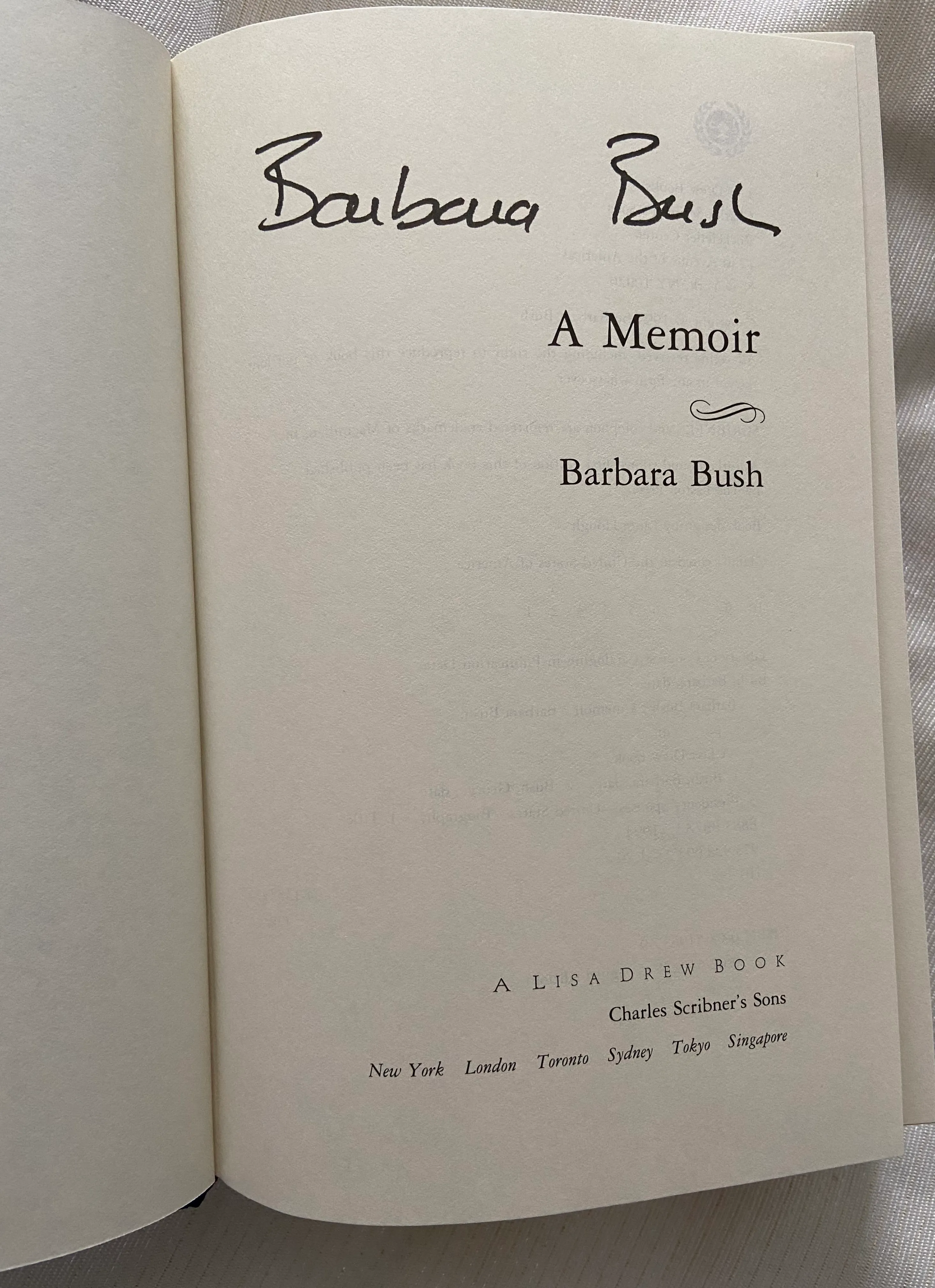 Barbara Bush: A Memoir (Signed by the Author) - Image 4