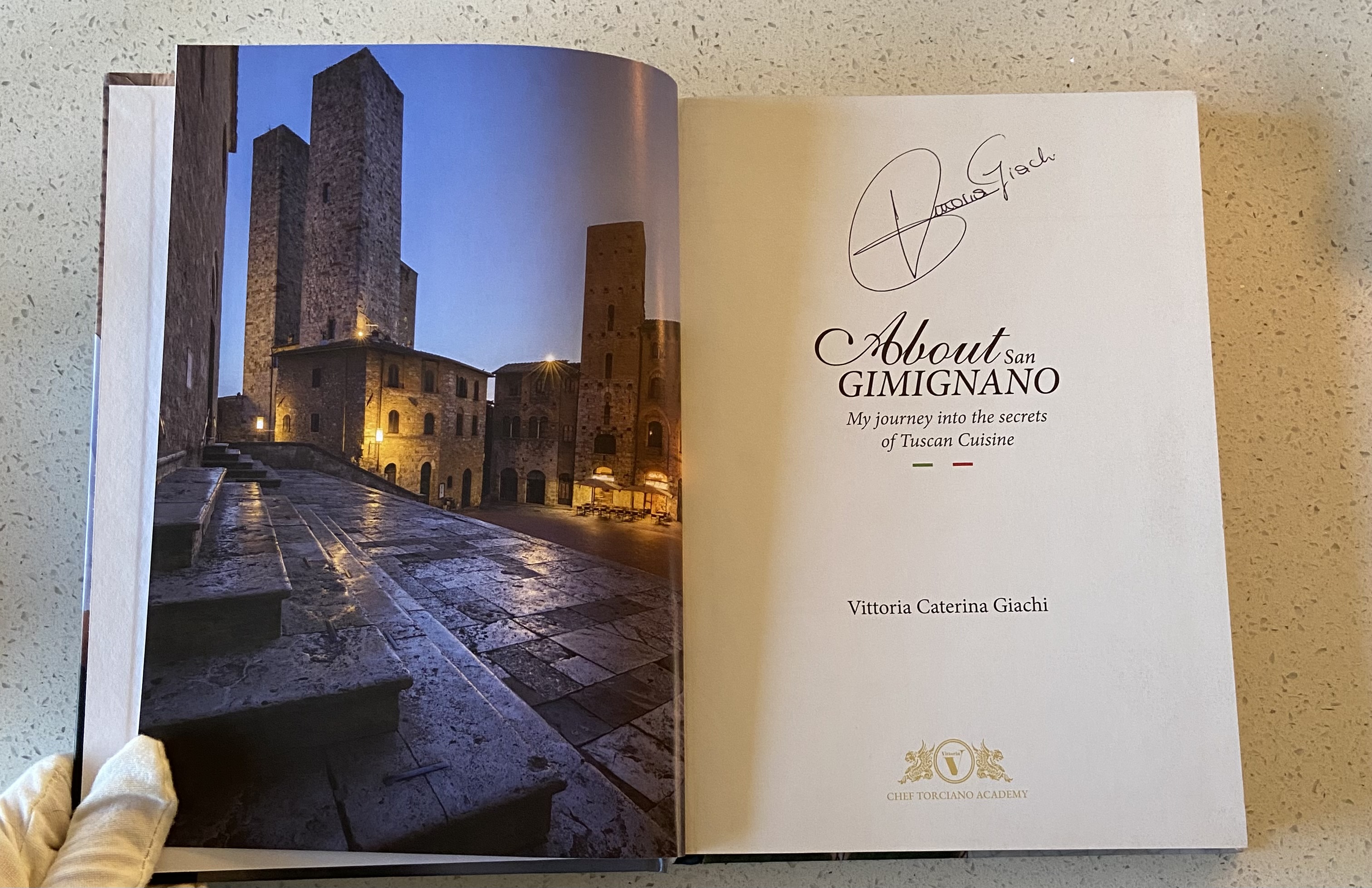 About San Gimignano: My journey into the secrets of Tuscan Cuisine (Signed by the Author) - Image 2