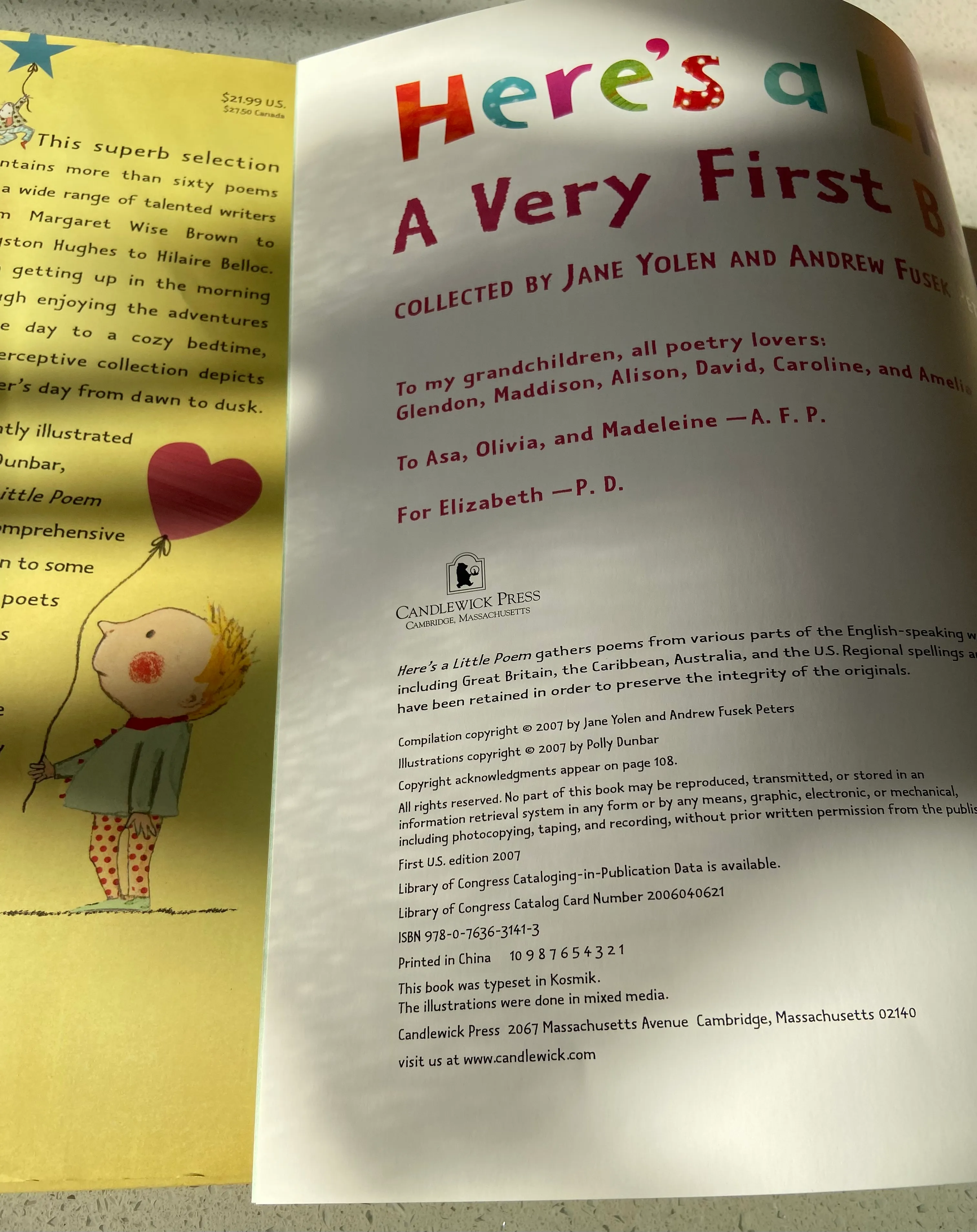 Here's A Little Poem: A Very First Book of Poetry - Image 6
