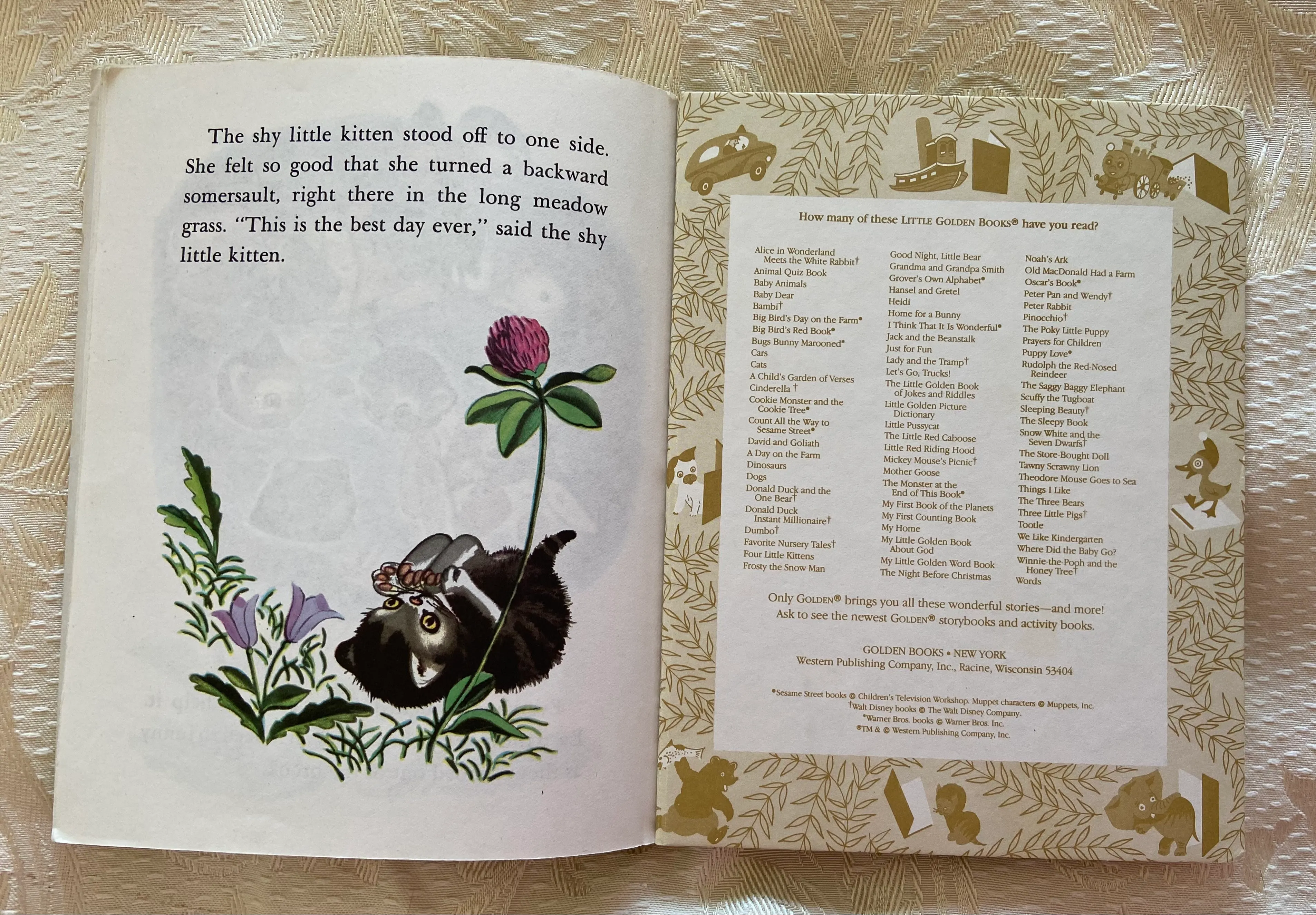 The Shy Little Kitten (A Little Golden Book) - Image 3