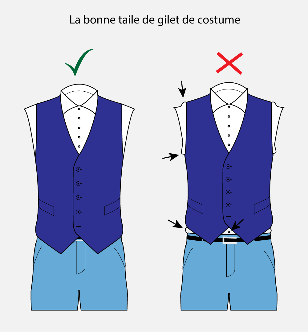 gilet costume blanc