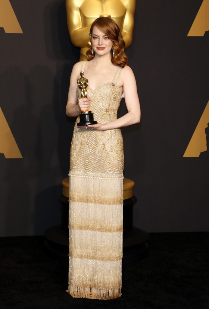 Emma Stone in Givenchy Oscars 2017