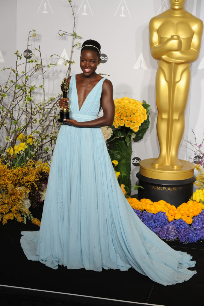 Lupita Nyong'o in Prada Oscars 2014