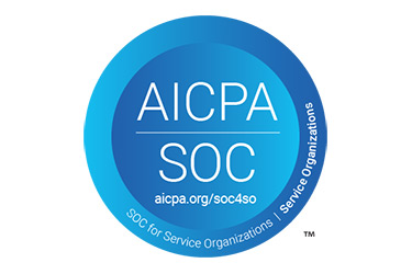 A logo that reads AICPA SOC