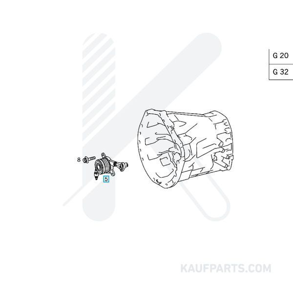 Rodamiento Embrague Vans OTD25 Mercedes-Benz para Sprinter y Vito