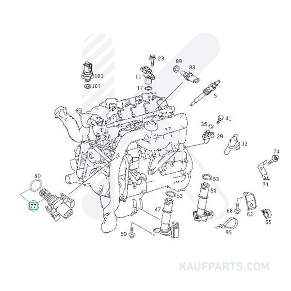 Sensor De Temperatura Del Aire De Aspiración Febi para Mercedes-Benz Sprinter, Clase C, E - Optimiza Rendimiento Motor
