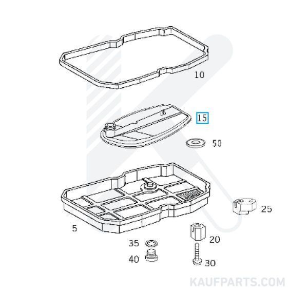 Filtro de Aceite Febi para Mercedes-Benz Clase C, CL, CLC, CLK, CLS, E, G, ML, S, SL, SLK, Sprinter, Viano, Vito