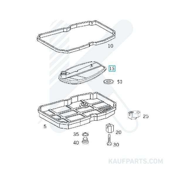 Filtro Aceite Caja Mercedes Benz para Clase C, CL, CLC, CLK, CLS, E, G, ML, S, SL, SLK, Sprinter, Viano, Vito