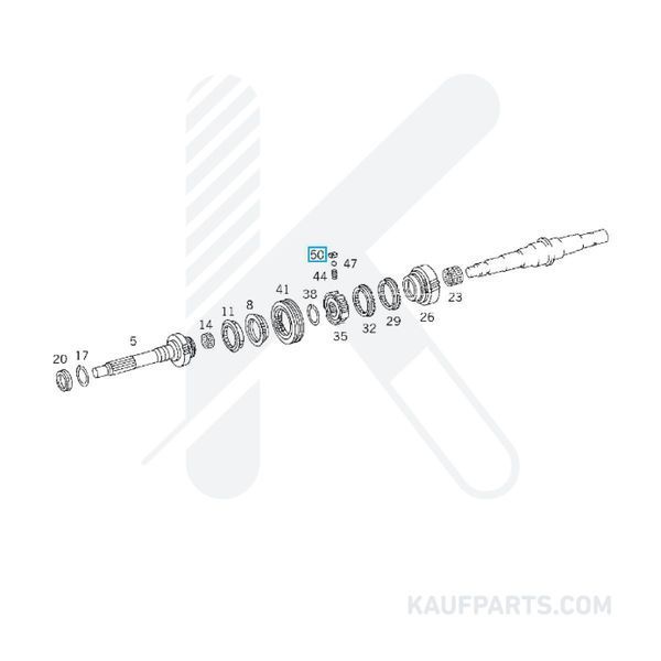 Arrastrador - Caja De Cambio Mercedes Benz Para Mercedes-Benz 310 D, 310/312 D, 312 D, 316, 413 CDI, 612 D, Sprinter, Vario