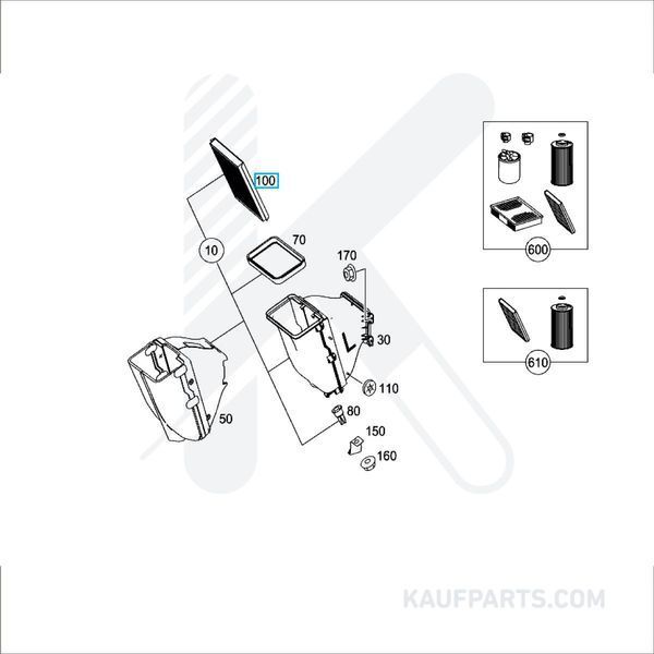 Filtro De Polvo (Polen) - A/C Knecht Para Mercedes-Benz Sprinter