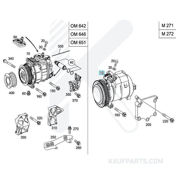 Compresor De Aire Acondicionado Behr Para Mercedes-Benz Sprinter