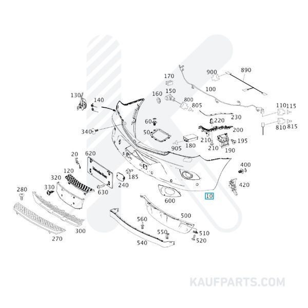 Parachoque Delantero Mercedes Benz Para Mercedes-Benz Sprinter