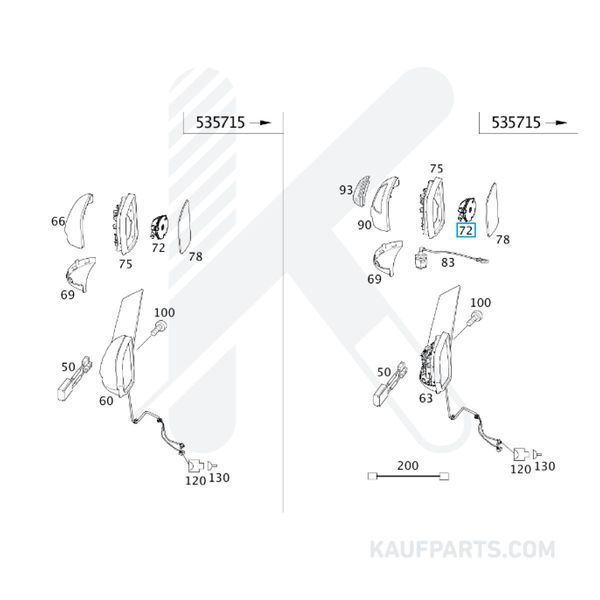 Motor Electrico Mercedes-Benz para Clase A, B, C, E, GL, GLE, GLK, GLS, ML, SLK, Viano, Vito