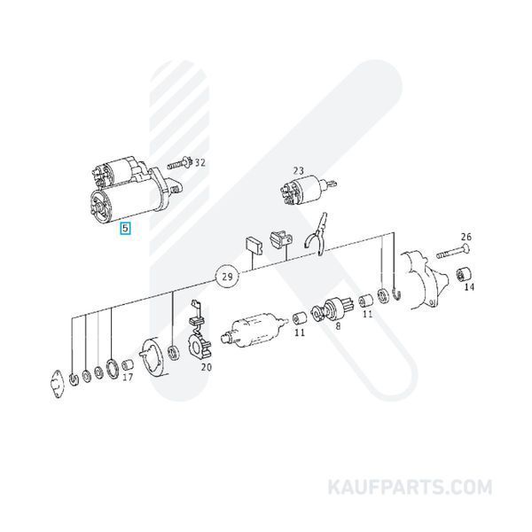 Motor Partida S y S Truck Parts para Mercedes-Benz 300 E, Sprinter CDI