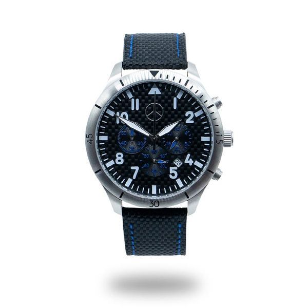 Reloj Chrono Duo Carbon Fiber Azul Mercedes-Benz