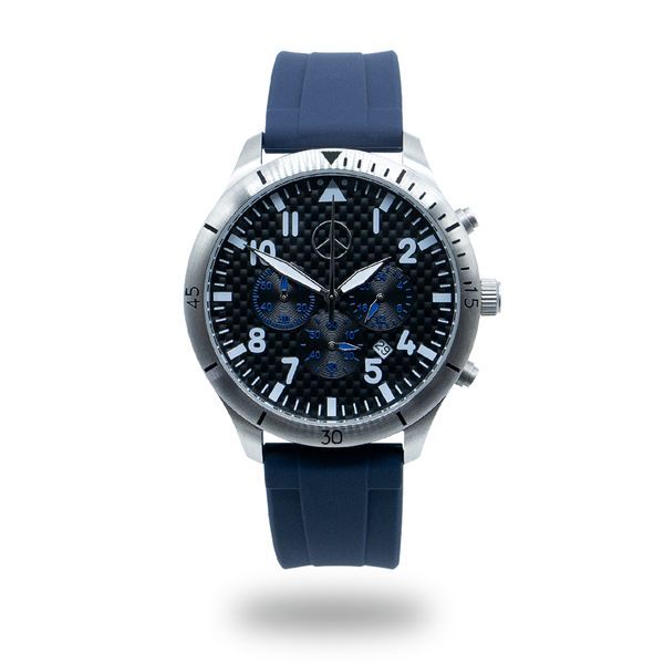 Reloj Chrono Duo Carbon Fiber Azul Mercedes-Benz