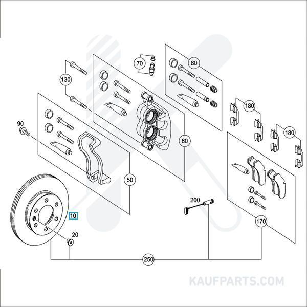 Disco De Freno Otto Zimmeermann Para Mercedes-Benz Sprinter
