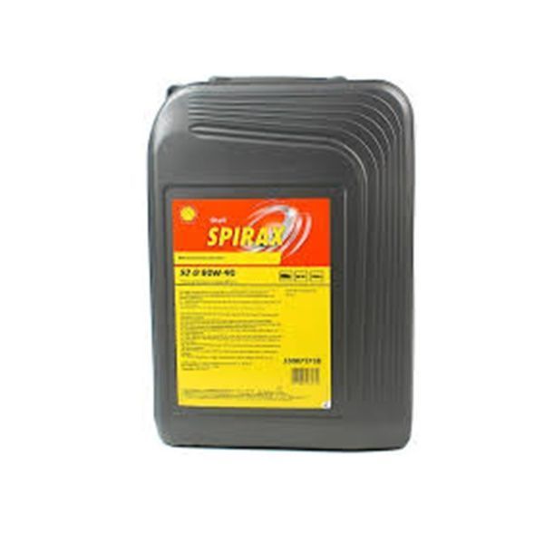 Aceite de Transmisión Shell Spirax S2 A 80W-90 para Ejes y Diferenciales Trabajo Pesado, GL-5, 20 Litros
