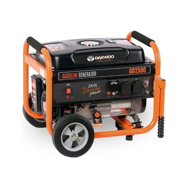 Generador a Gasolina 2 Kva Daewoo 220V con Ruedas