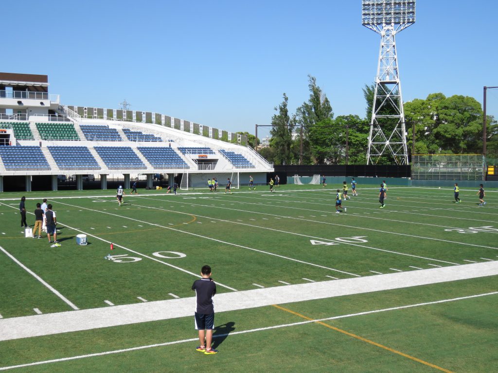 会場となったのはかつての川崎球場、富士通スタジアム川崎