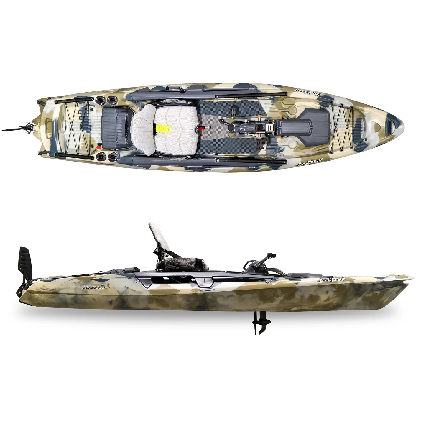 Feelfree Kayaks Dorado V2-48v w/Overdrive Pedal System