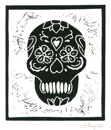 Claire Moog - Skull (black) 