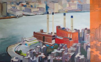 Alexandra Chauchereau - New york - centrale électrique sur l'east river