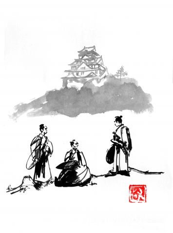 Péchane - Three samurai 