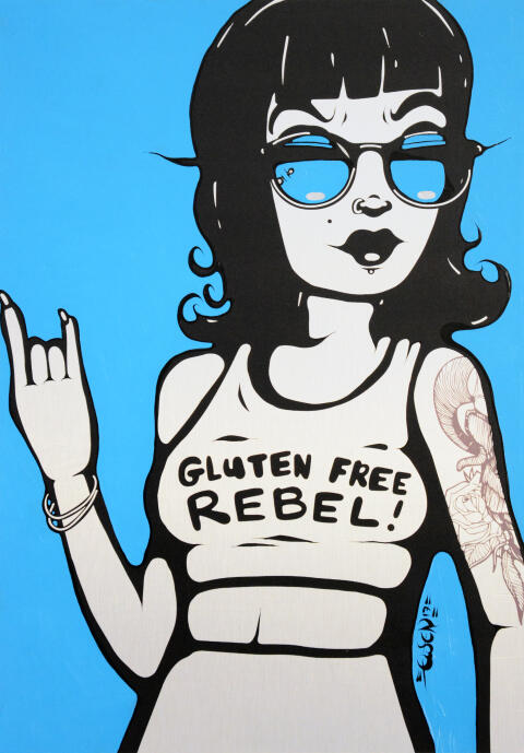 Gluten Free Rebel (Unique Blue version)