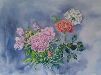 Nicole Bellocq - Composition de roses