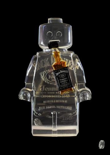 Vincent VerSus Sabatier - Sérigraphie roboclusion Jack Daniels