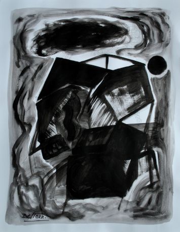 Pierre-Yves Beltran - Soir d'orage-paysage abstrait