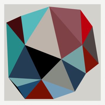 Henri Boissière - La géométrie des couleurs XIV 