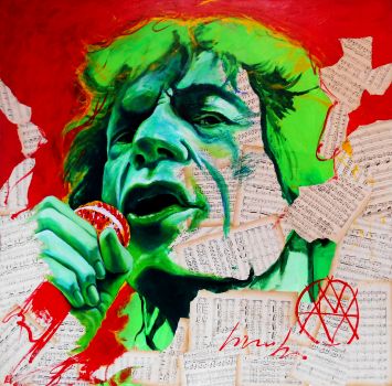 Virginio Vona - Mick Jagger (Rolling Stones)