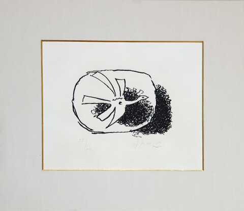 Georges Braque - Août, oiseau dans son nid