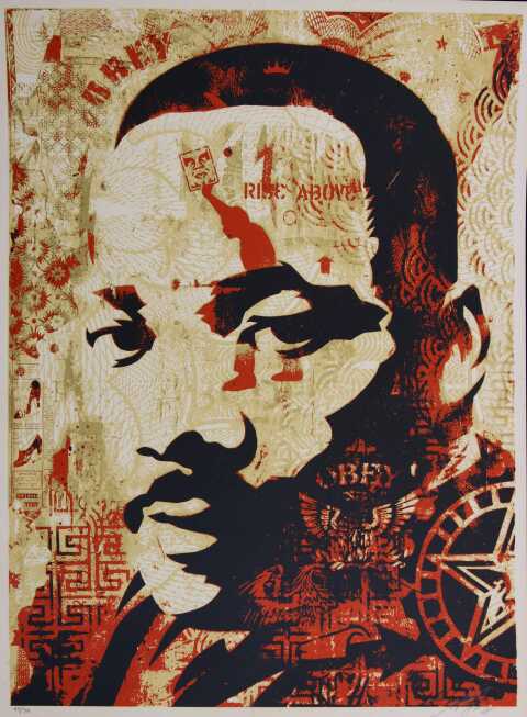 Shepard Fairey - Martin Luther King