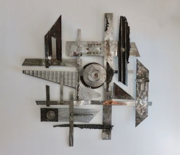 JM Martinez - Tableau sculpture design abstrait 2