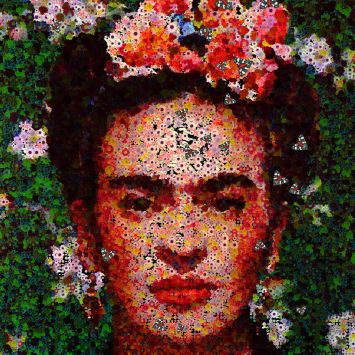 Erin-Durieu - Frida aux fleurs  (avec réalité augmentée) 