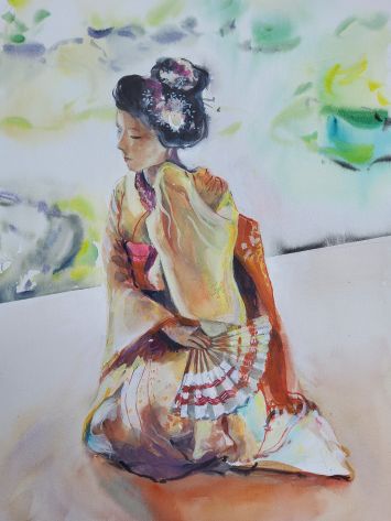Marina Del Pozo - Study of a geisha