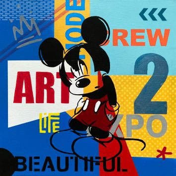Olivier Carpent - Mickey pop art