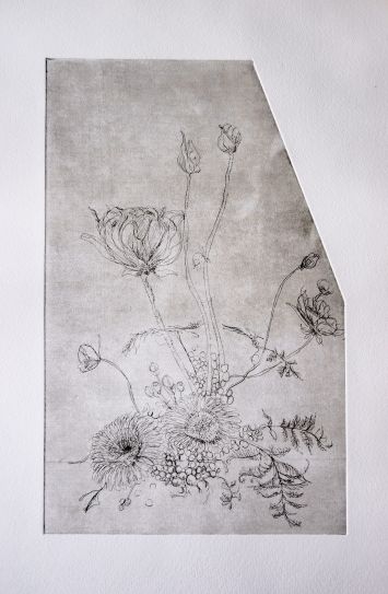 Emmanuelle Mason - Etude d'un bouquet de fleurs 