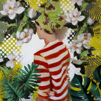 Isabelle Joubert - Floral stripes