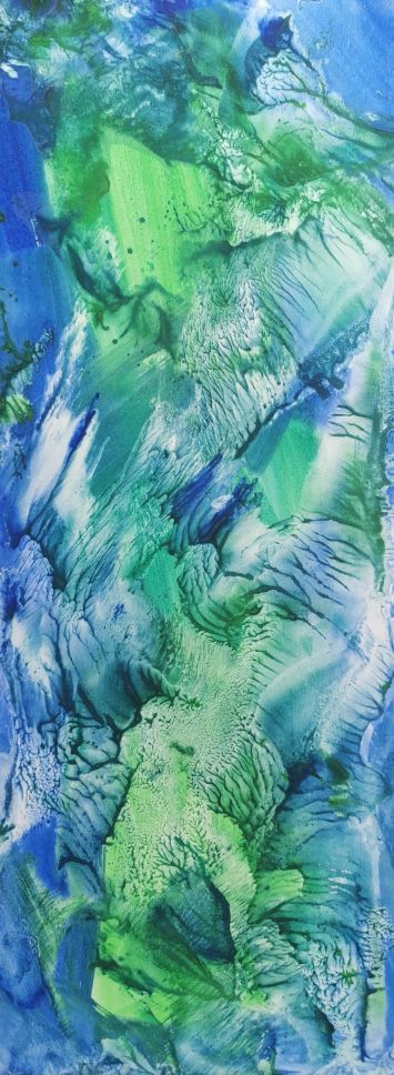 Yu Zhao - Montagne bleue et verte 