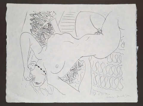 Henri Matisse - Dessin lithographique original (3)