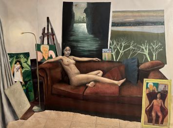 Lucas Alonso Nobauer - Femme dans l'atelier