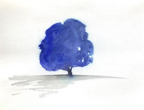 Valérie Chrétien - L'arbre bleu