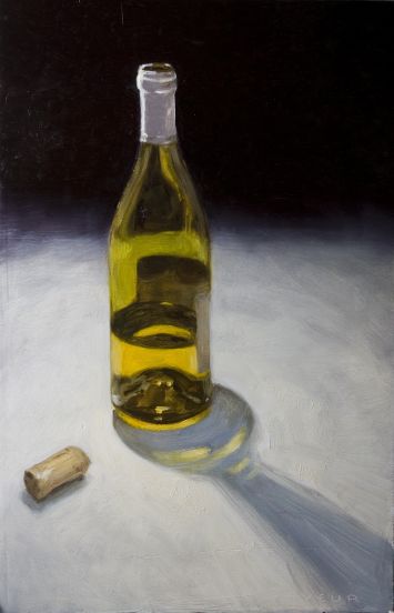 Olivier Payeur - Bouteille de vin blanc