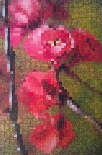 Pixels flowers 