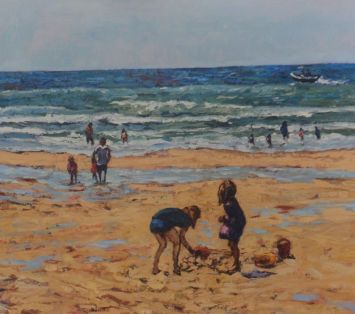 Murmures, jeux d'enfants sur le sable